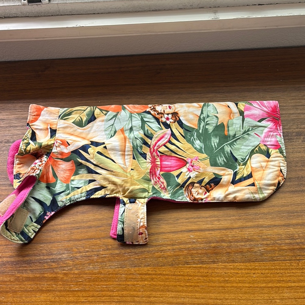 Loudmouth Tropical Floral Dog Jacket